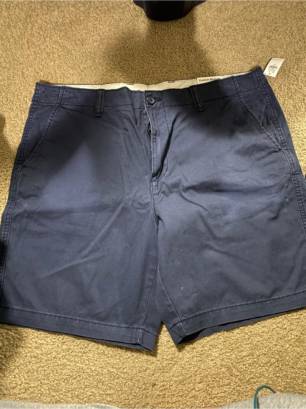 Old Navy Navy Flat-Front Men's Shorts